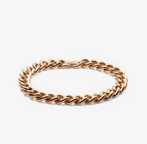 Daniel Wellington Steel Rose Gold Plated Chunky Chain Bracelet