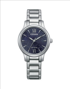 Citizen Ladies Eco-Drive Blue Dial 50M WR Watch