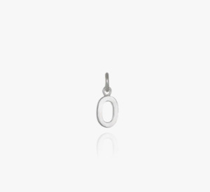 Evolve Sterling Silver Mini Letter 'O' Charm