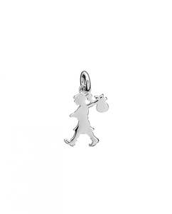 Karen Walker Sterling Silver Mini Runaway Girl Charm