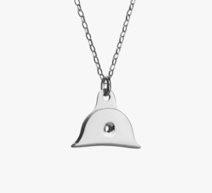 Evolve Sterling Silver Statement Shepherd's Whistle Necklace