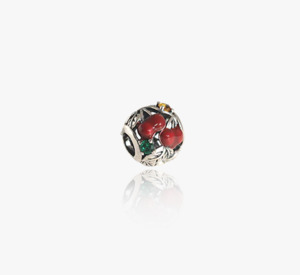 Evolve Sterling Silver Cherries Sweet Charm