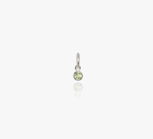 Evolve 1: Evolve Sterling Silver August Peridot Pendant Charm