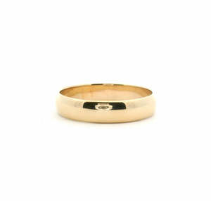 Estate Jewellery 1: Estate 9ct Yellow Gold 4.4mm Plain Band
