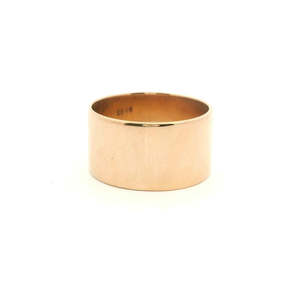 Estate 18ct Yellow Gold Cigar Band