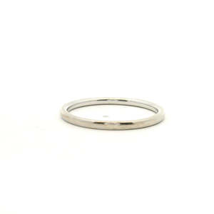 Estate Jewellery: Estate 9ct White Gold Plain 1.50mm Band