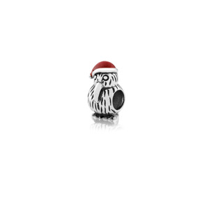 Evolve: Evolve Sterling Silver & Enamel Christmas Kiwi Charm