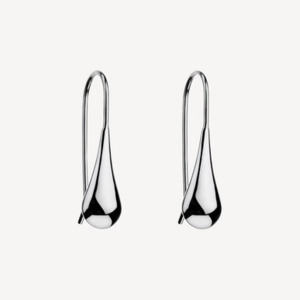 Najo Sterling Silver 8x30mm My Silent Tears Earrings