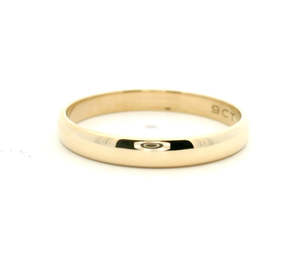Estate Jewellery 1: Estate 9ct Yellow Gold Plain 2.7mm Band
