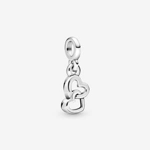 Pandora Obsolete Codes: Pandora Me Sterling Silver Chained Hearts Mini Dangle Charm 798380
