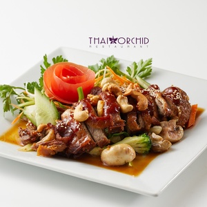 Signature: Ped Thai Orchid Crispy Duck