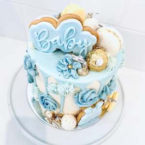 Cake: Baby Ruffles cake