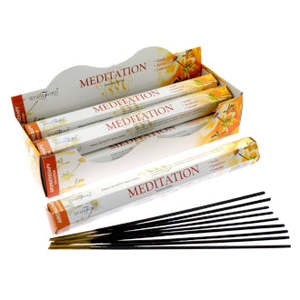 Incense And Incense Burners 1: Meditiation Premium Incense - Single Pack of 20