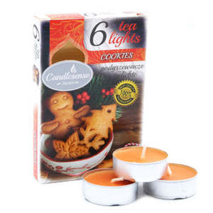 Candles Candle Holders: Scented Tealights - Cookies - Set of 6