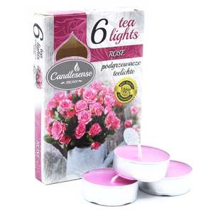 Candles Candle Holders: Scented Tealights - Rose - Set of 6