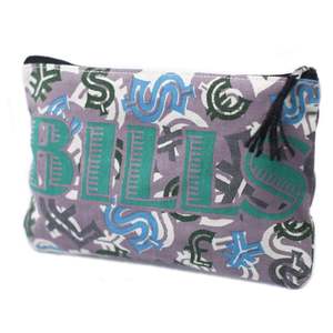 Eco Fashion Bags: Classic Zip Pouch - Bills