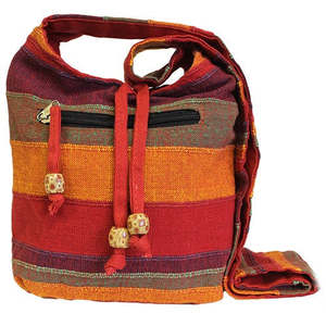 Nepal Sling Bag - Sunset Red