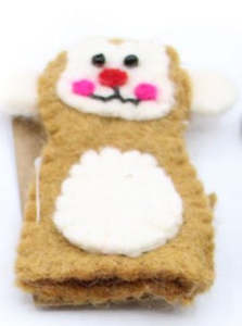 Eco Fashion Bags: Finger Puppet - Bear