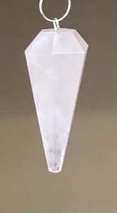 Gifts For Home Garden: Crystal Pendulum - Rose Quartz