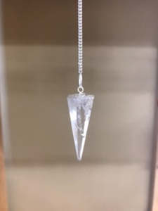Gifts For Home Garden: Crystal Pendulum - Clear Quartz