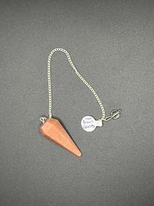 Gifts For Home Garden: Crystal Pendulum - Light Brown Quartz