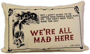 Jute Cushions: Canvas Cotton Cushion 38x25cm - All Mad