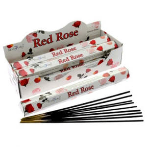 Incense Sticks: Red Rose Premium Incense - Single Pack of 20