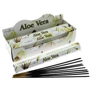 Incense Sticks: Aloe Vera Premium Incense - Single Pack of 20