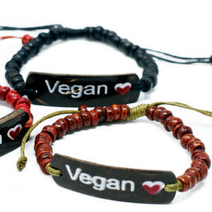 Coco Slogan Bracelets - Vegan