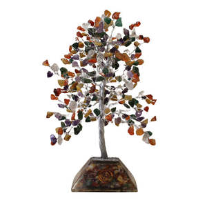 Jewellery: Gemstone Tree with Orgonite Base - Multi Gem 320 Stone
