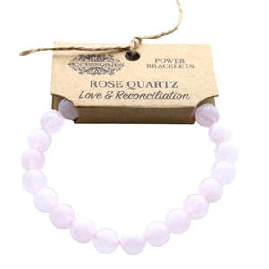 Power Bracelets: Power Bracelet - Rose Quartz