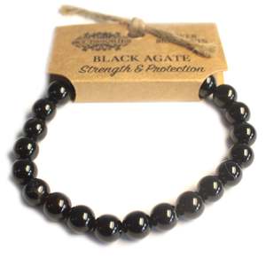 Power Bracelets: Power Bracelet - Black Agate