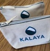 Emuology Nz: Kalaya Cotton Cosmetic Bag - Cream