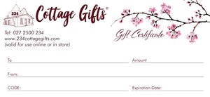 234 COTTAGE GIFTS - STORE GIFT CARD