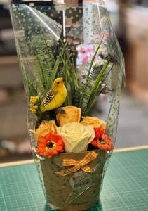 Soap Flower Box - Forest Orange