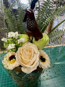 Soap Flower Boxes: Soap Flower Box - Forest Green