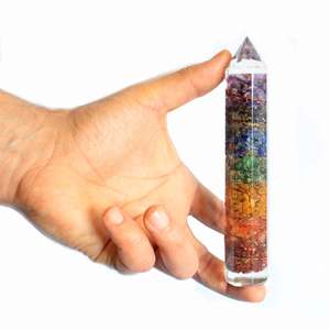 Orgonite: Orgonite Power Wand 15cm - Gemchips & Copper