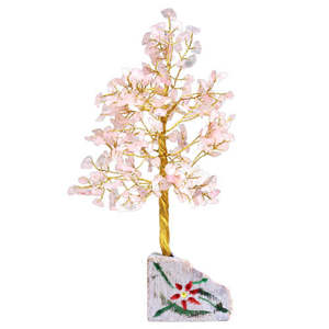 Indian Gemstone Tree - Rose Quartz 320 Stone