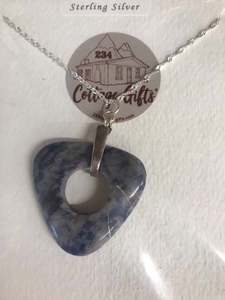 Gemstone Jewellery: Sterling Silver Gemstone Necklace - Sodalite
