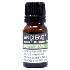Organic Essential Oils 10ml: Petitgrain Organic Essential Oil - 10ml