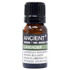 Organic Essential Oils 10ml: Lavender Organic Essential Oil - 10ml