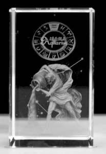 Laser Crystal Blocks: Laser Crystal Block - Aquarius
