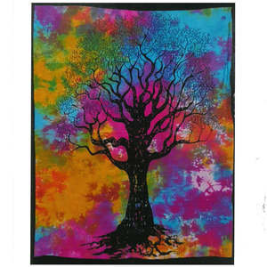Cotton Wall Hangings: Cotton Wall Art - Tree of Strength
