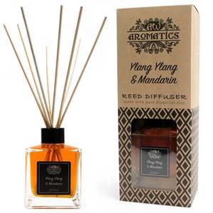 Pure Essential Oil Reed Diffusers 200ml: 200ml Ylang Ylang & Mandarin Essential Oil Reed Diffuser