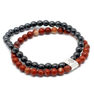 Magnetic Gemstone Bracelets: Magnetic Gemstone Bracelet - Redstone