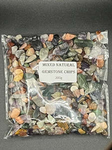 Mixed Natural Gemstone Chips - 200g