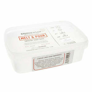 Soap Base: Soap Base Melt & Pour Clear 1Kg Tub