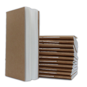 Hand Made Leather Journals: Handmade Leather Journal - Paper Refill - Eco-Friendly (80 pages)