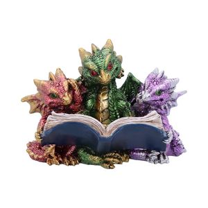 Tales of Fire Reading Book Dragon Figurine
