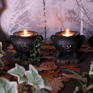 Ivy Cauldron Candle Holder 11cm